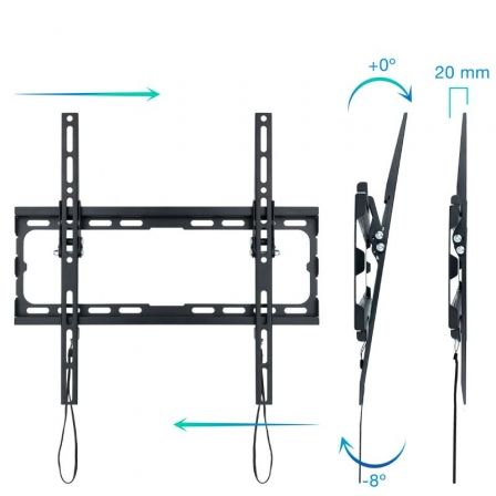Tooq Soporte de Pared Inclinable LP1071T-B para Pantallas de 32-70 Pulgadas